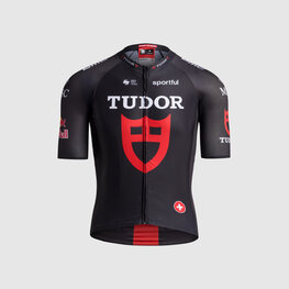 SPORTFUL Cycling short sleeve jersey - TUDOR - black