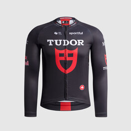 SPORTFUL Cycling summer long sleeve jersey - TUDOR SUPERNOVA - black