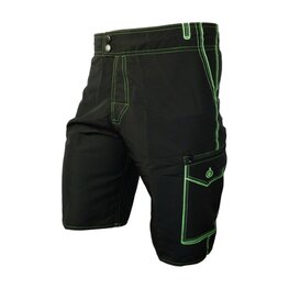 HAVEN Cycling shorts without bib - COMPETITOR - black/green