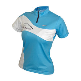 HAVEN Cycling short sleeve jersey - COMTESS - blue/white