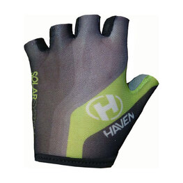 HAVEN Cycling fingerless gloves - SOLAR SHORT - green