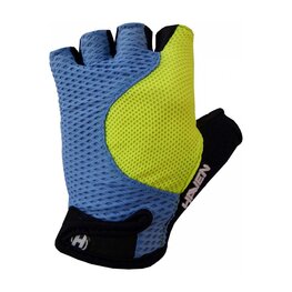 HAVEN Cycling fingerless gloves - KIOWA SHORT - black/green