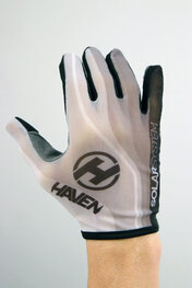 HAVEN Cycling long-finger gloves - SOLAR LONG - white