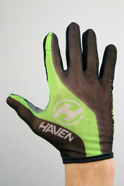 HAVEN Cycling long-finger gloves - SOLAR LONG - green