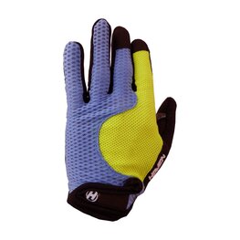 HAVEN Cycling long-finger gloves - KIOWA LONG - blue/green