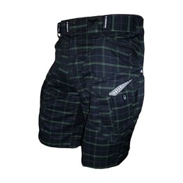 HAVEN Cycling shorts without bib - CUBES II - green/black