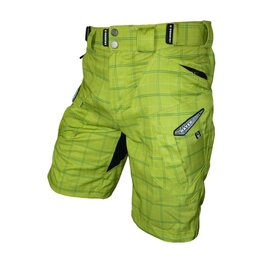 HAVEN Cycling shorts without bib - CUBES II - yellow
