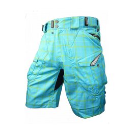 HAVEN Cycling shorts without bib - CUBES II - blue