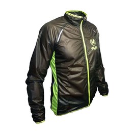 HAVEN Cycling windproof jacket - ULTRALIGHT - black/green