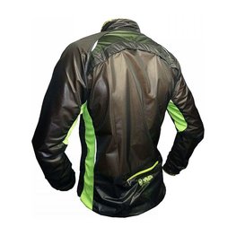 HAVEN Cycling windproof jacket - ULTRALIGHT - black/green
