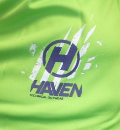 HAVEN Cycling short sleeve jersey - AMAZON SHORT - green/purple