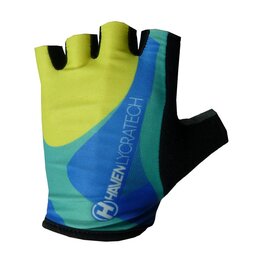 HAVEN Cycling fingerless gloves - LYCRATECH - blue/green