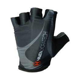 HAVEN Cycling fingerless gloves - LYCRATECH - black/grey