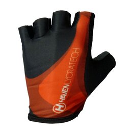 HAVEN Cycling fingerless gloves - LYCRATECH - black/red