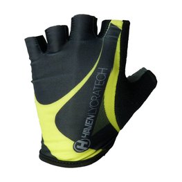 HAVEN Cycling fingerless gloves - LYCRATECH - black/green