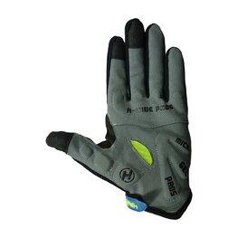 HAVEN Cycling long-finger gloves - DEMO LONG - green/blue