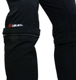 HAVEN Cycling long trousers withot bib - ENDEAVOUR II - black