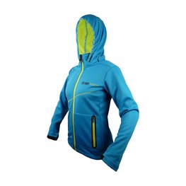 HAVEN Cycling thermal jacket - THERMOTEC WOMEN - blue/green