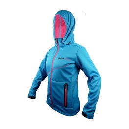 HAVEN Cycling thermal jacket - THERMOTEC WOMEN - blue/pink