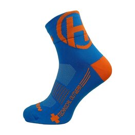 HAVEN Cyclingclassic socks - LITE SILVER NEO 2PAK - blue/orange