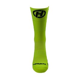 HAVEN Cyclingclassic socks - LITE SILVER NEO LONG 2PAK - yellow/black