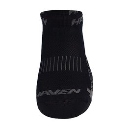 HAVEN Cycling ankle socks - SNAKE SILVER NEO 2PAK - black/grey