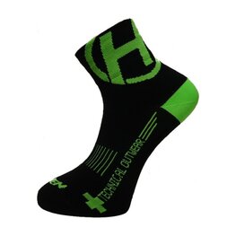 HAVEN Cyclingclassic socks - LITE SILVER NEO 2PAK - black/green