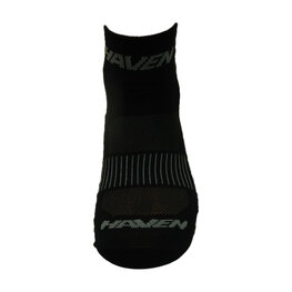 HAVEN Cyclingclassic socks - LITE SILVER NEO 2PAK - black/grey