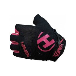 HAVEN Cycling fingerless gloves - DEMO SHORT - black/pink