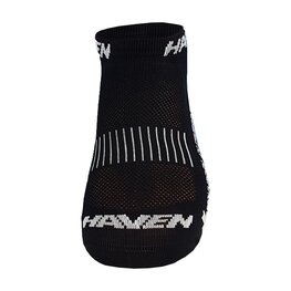 HAVEN Cycling ankle socks - SNAKE SILVER NEO 2PAK - black/white