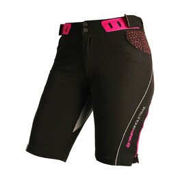 HAVEN Cycling shorts without bib - SINGLETRAIL WMS - black/pink