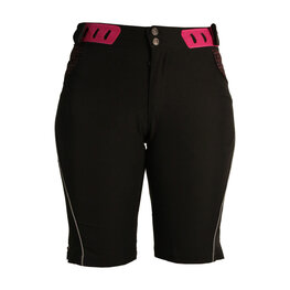 HAVEN Cycling shorts without bib - SINGLETRAIL WMS - black/pink