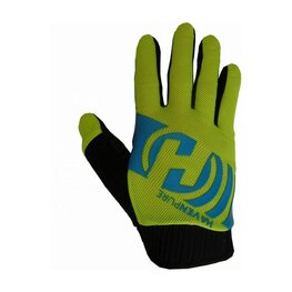 HAVEN Cycling long-finger gloves - HAVEN PURE - blue/green