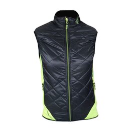 HAVEN Cycling gilet - THERMAL - black/yellow