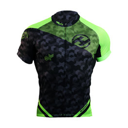 HAVEN Cycling short sleeve jersey - SINGLETRAIL - black/green
