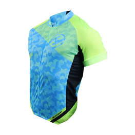 HAVEN Cycling short sleeve jersey - SINGLETRAIL - blue/green