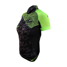 HAVEN Cycling short sleeve jersey - SINGLETRAIL WOMEN - black/green