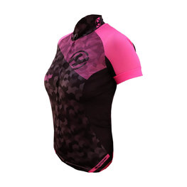 HAVEN Cycling short sleeve jersey - SINGLETRAIL WOMEN - black/pink