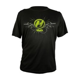HAVEN Cycling short sleeve jersey - NAVAHO II SHORT - black/green