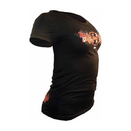 HAVEN Cycling short sleeve jersey - AMAZON II SHORT - black/red