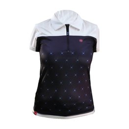 HAVEN Cycling short sleeve jersey - CITYR-ID WOMEN - blue/white