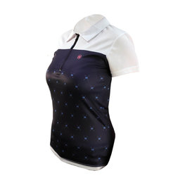 HAVEN Cycling short sleeve jersey - CITYR-ID WOMEN - blue/white