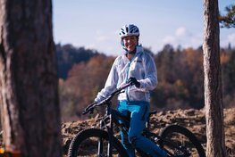 HAVEN Cycling helmet - TOLTEC LUMIERE - white/blue