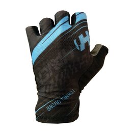 HAVEN Cycling fingerless gloves - PENNUTO SHORT - black/blue