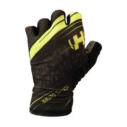 HAVEN Cycling fingerless gloves - PENNUTO SHORT - black/green