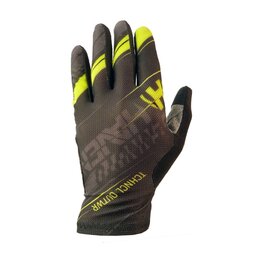 HAVEN Cycling long-finger gloves - HAVEN PENNUTO LONG - black/green