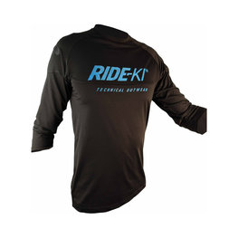 HAVEN Cycling short sleeve jersey - RIDE-KI - black/blue