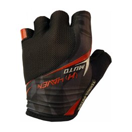 HAVEN Cycling fingerless gloves - MUTO - black/red