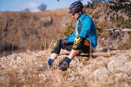 HAVEN Cycling helmet - TOLTEC LUMIERE - black/red