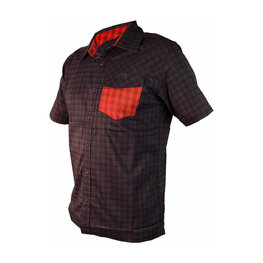 HAVEN shirt - AGNESS SLIMFIT - black/red